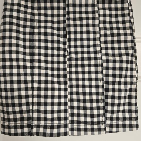Women's Free People Black & White Check Mini Skirt | Size 2 - Picture 6 of 9